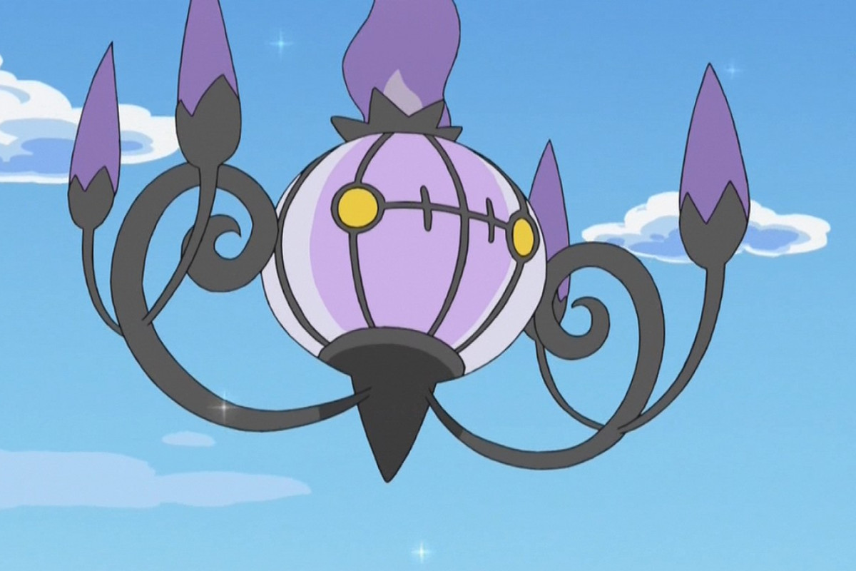 Chandelure is a dual-type Ghost/Fire Pokémon introduced in Generation V