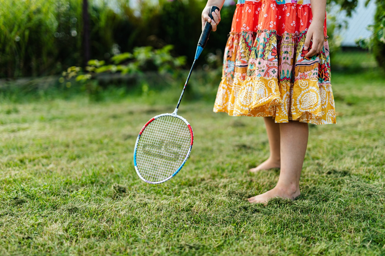 Playing Badminton animal